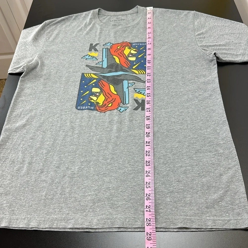Disney The Lion King Mufasa‎ Card Graphic T-Shirt Tee Size Large
